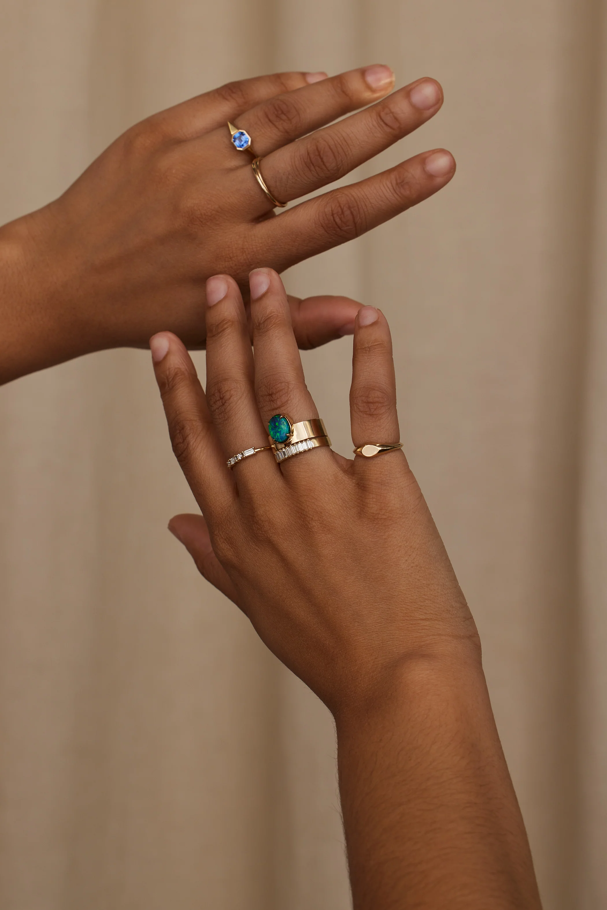 One of a Kind Black Opal Monolith Ring No. 13 - Image 5