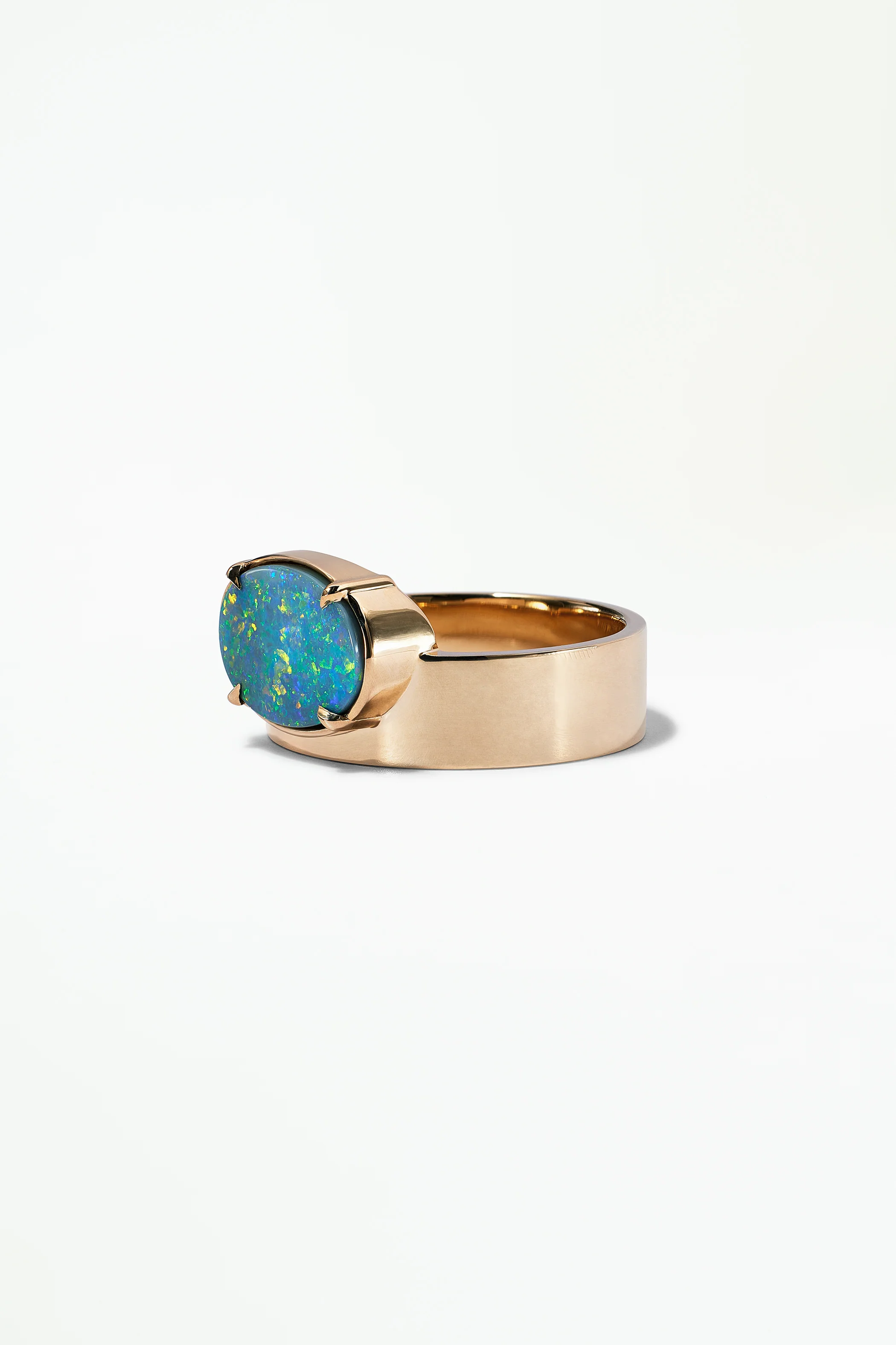 One of a Kind Black Opal Monolith Ring No. 17 - Image 3