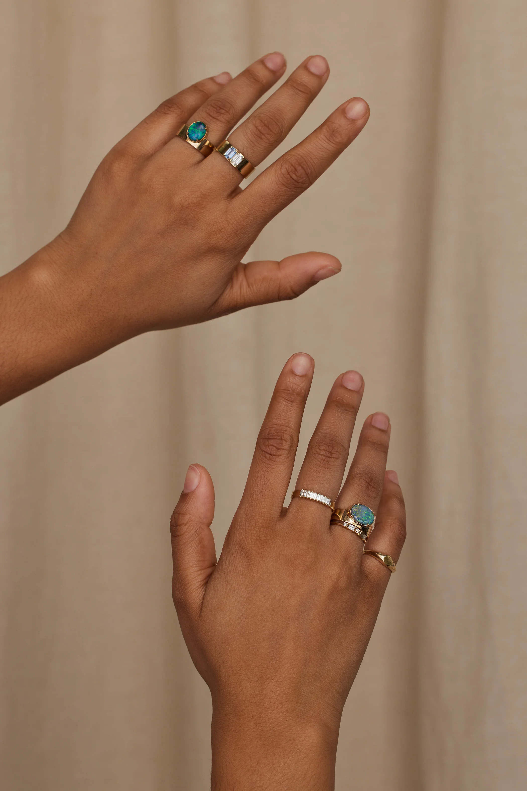 One of a Kind Black Opal Monolith Ring No. 17 - Image 5