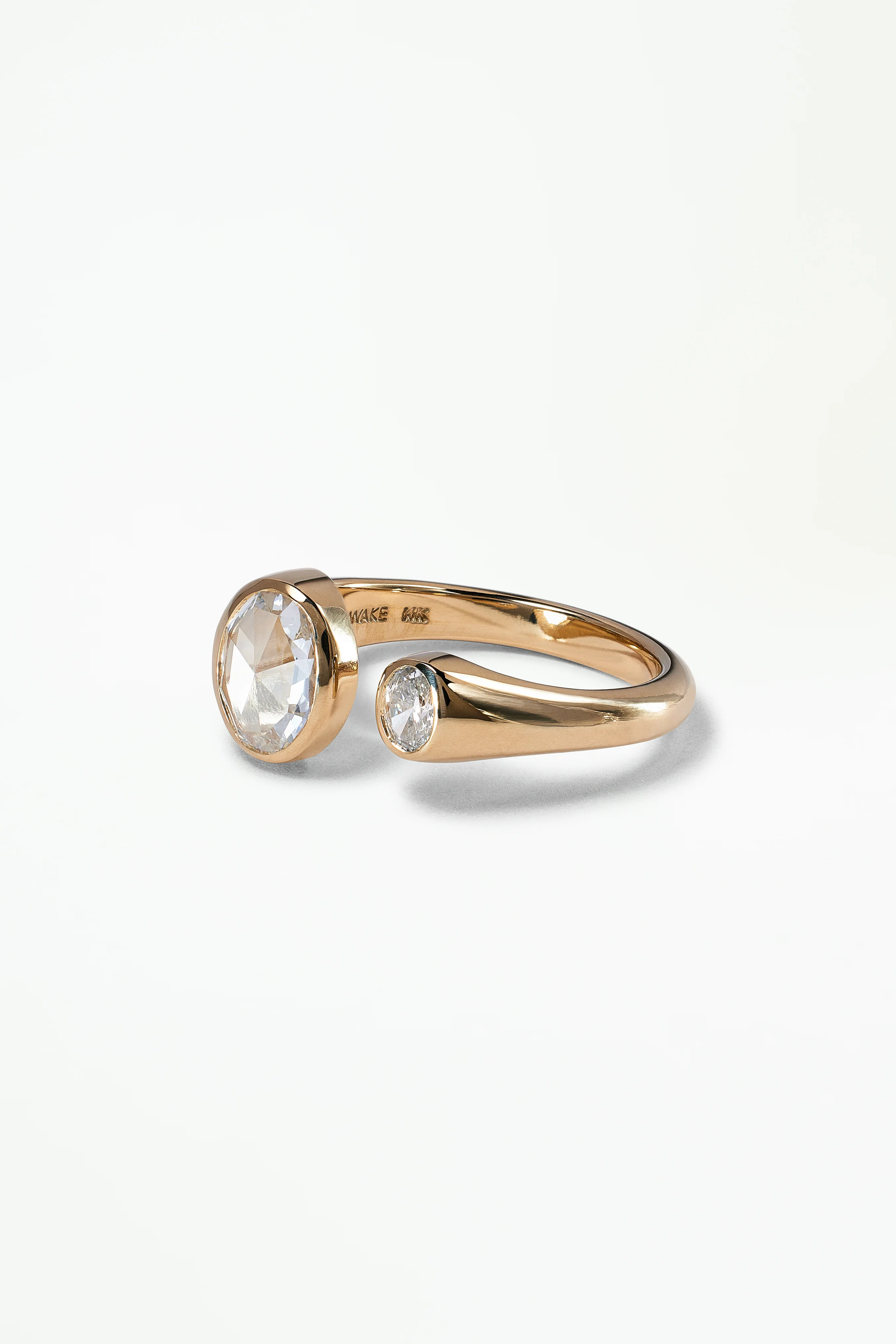 One of a Kind Oval Dyad Signet Ring - Image 3