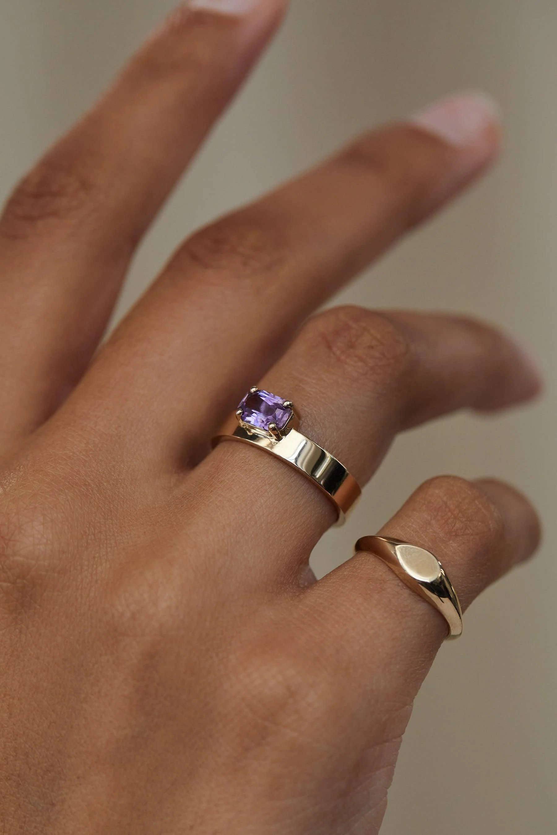 One of a Kind Pink-Purple Sapphire Monolith - Image 4