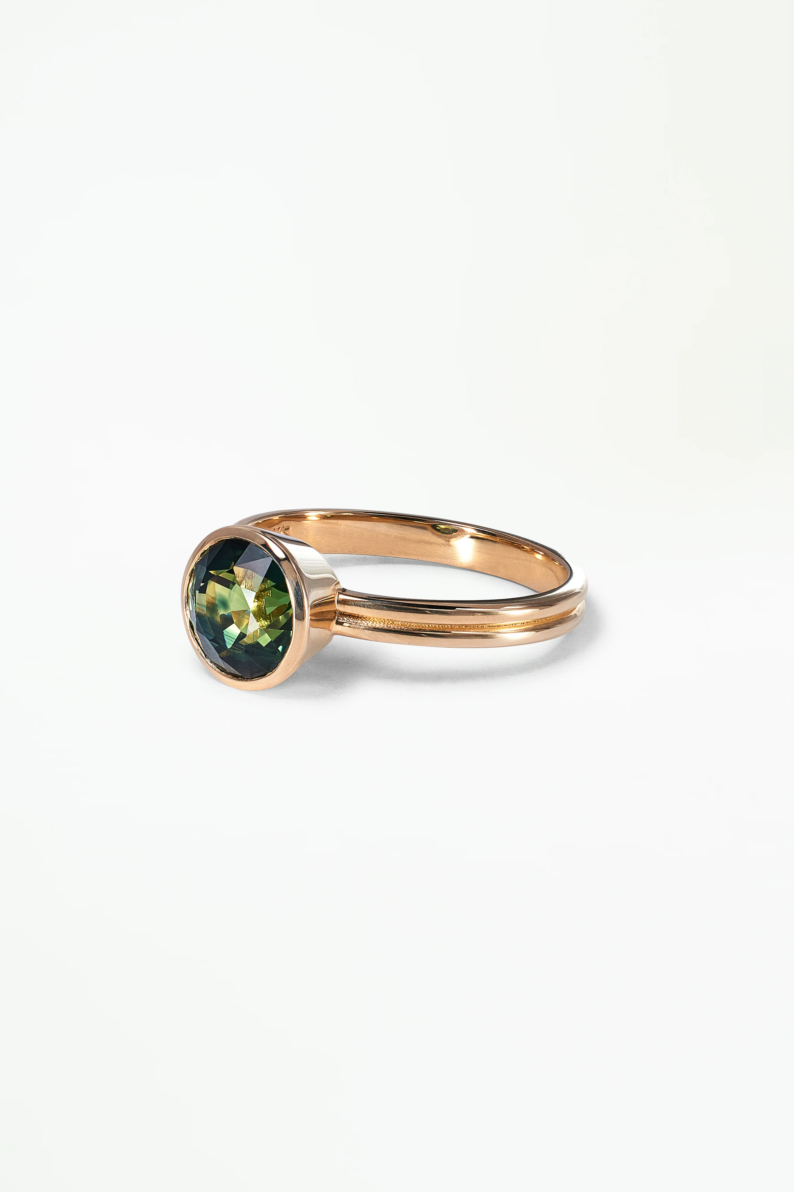 One of a Kind Ridge Ring Set - Sapphire - Image 7
