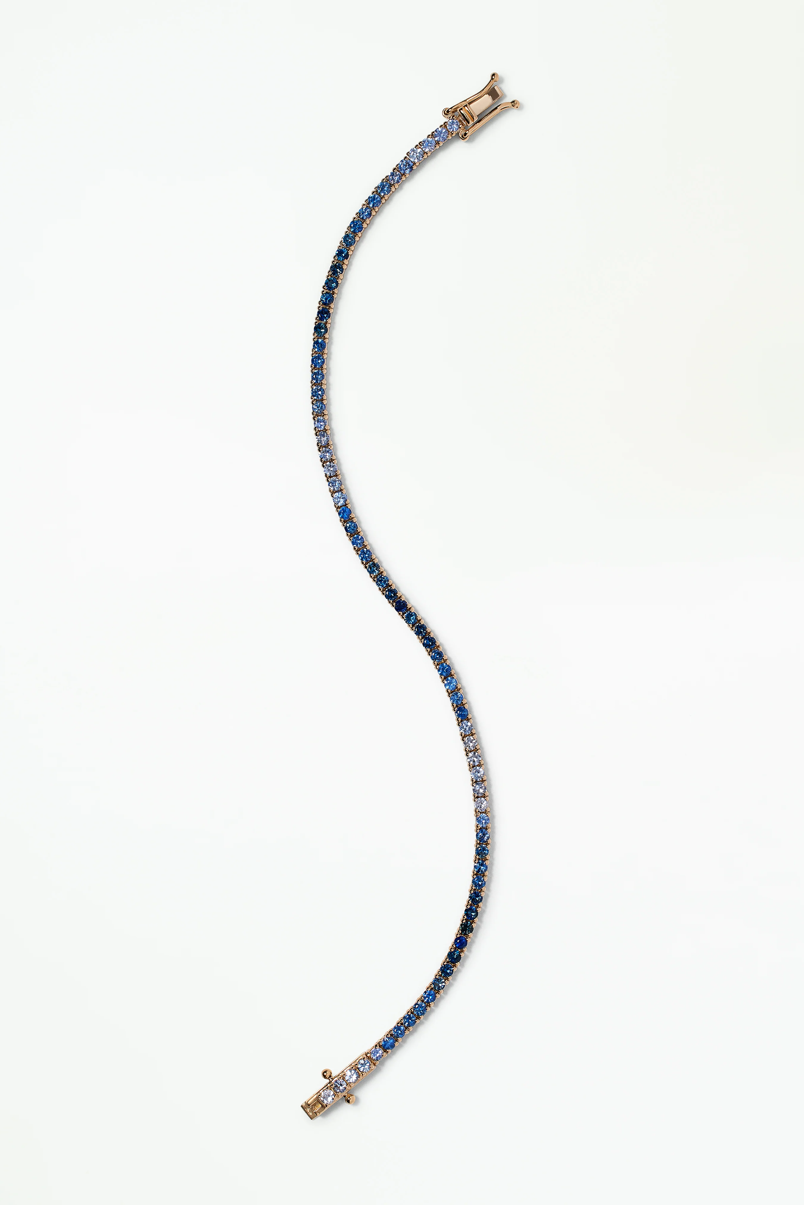 One of a Kind Sapphire Pulse Tennis Bracelet - Image 3