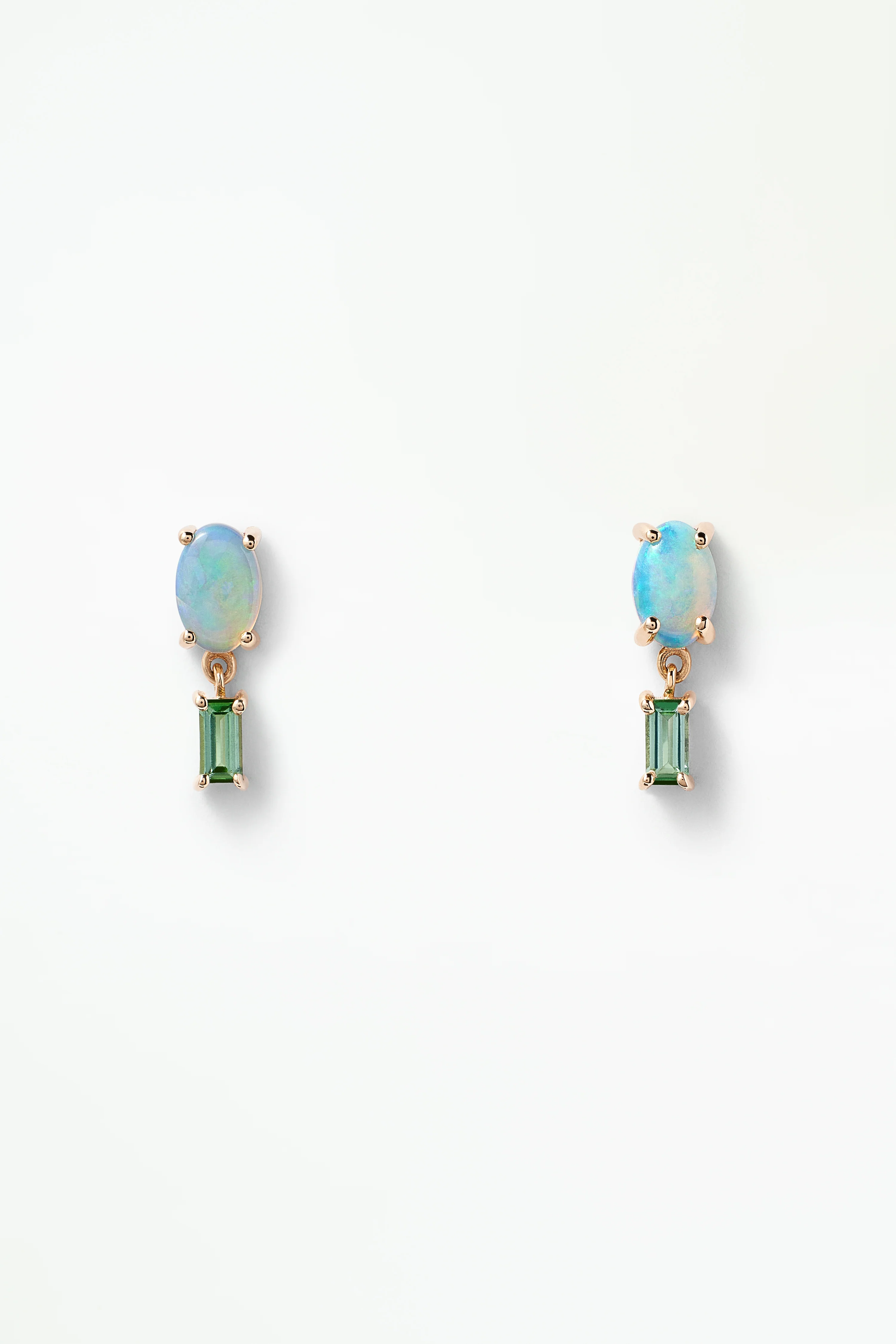 Opal and Tourmaline Stela Earring - Single
