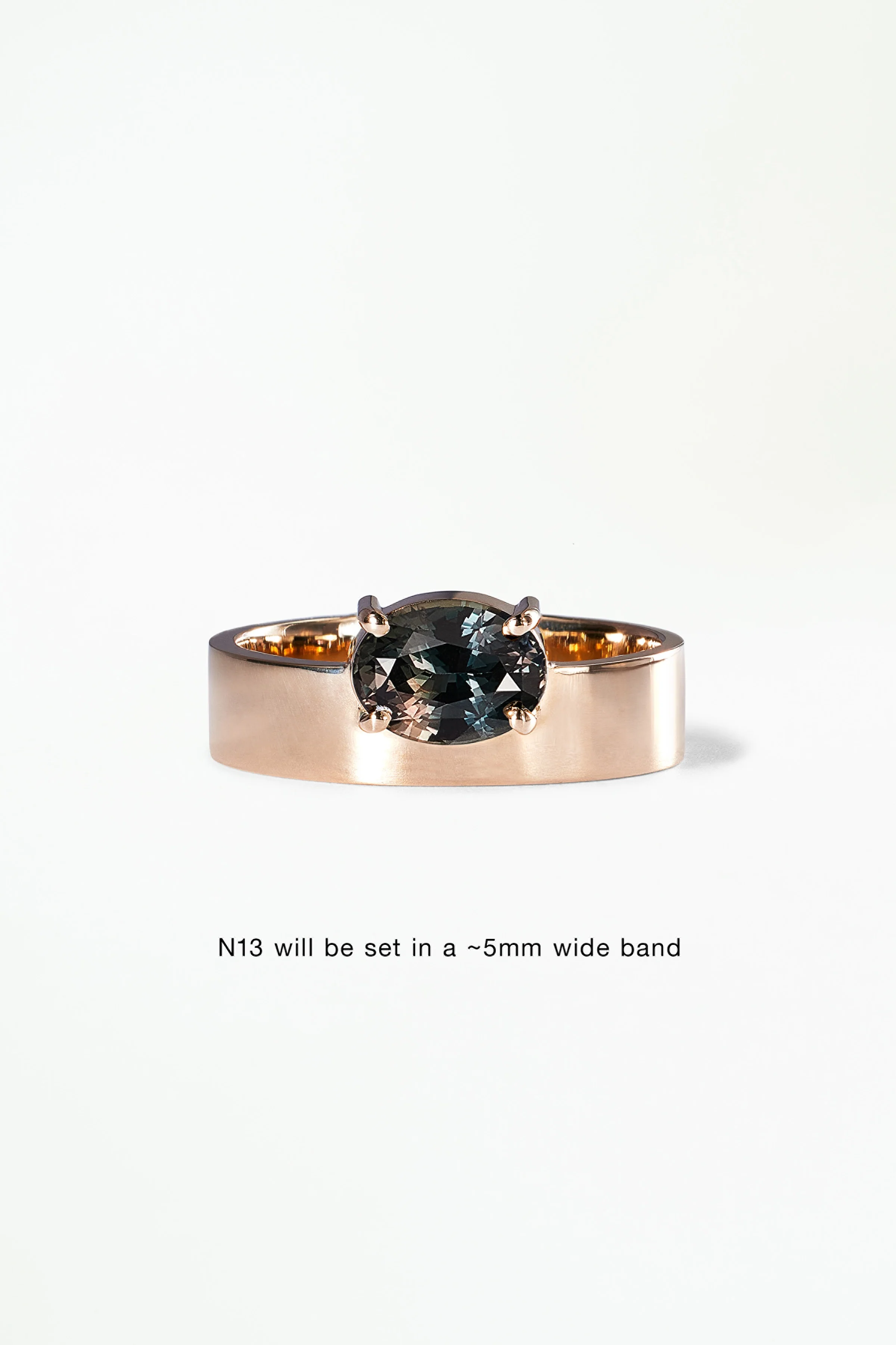 Oval Cut Monolith Ring - Image 10