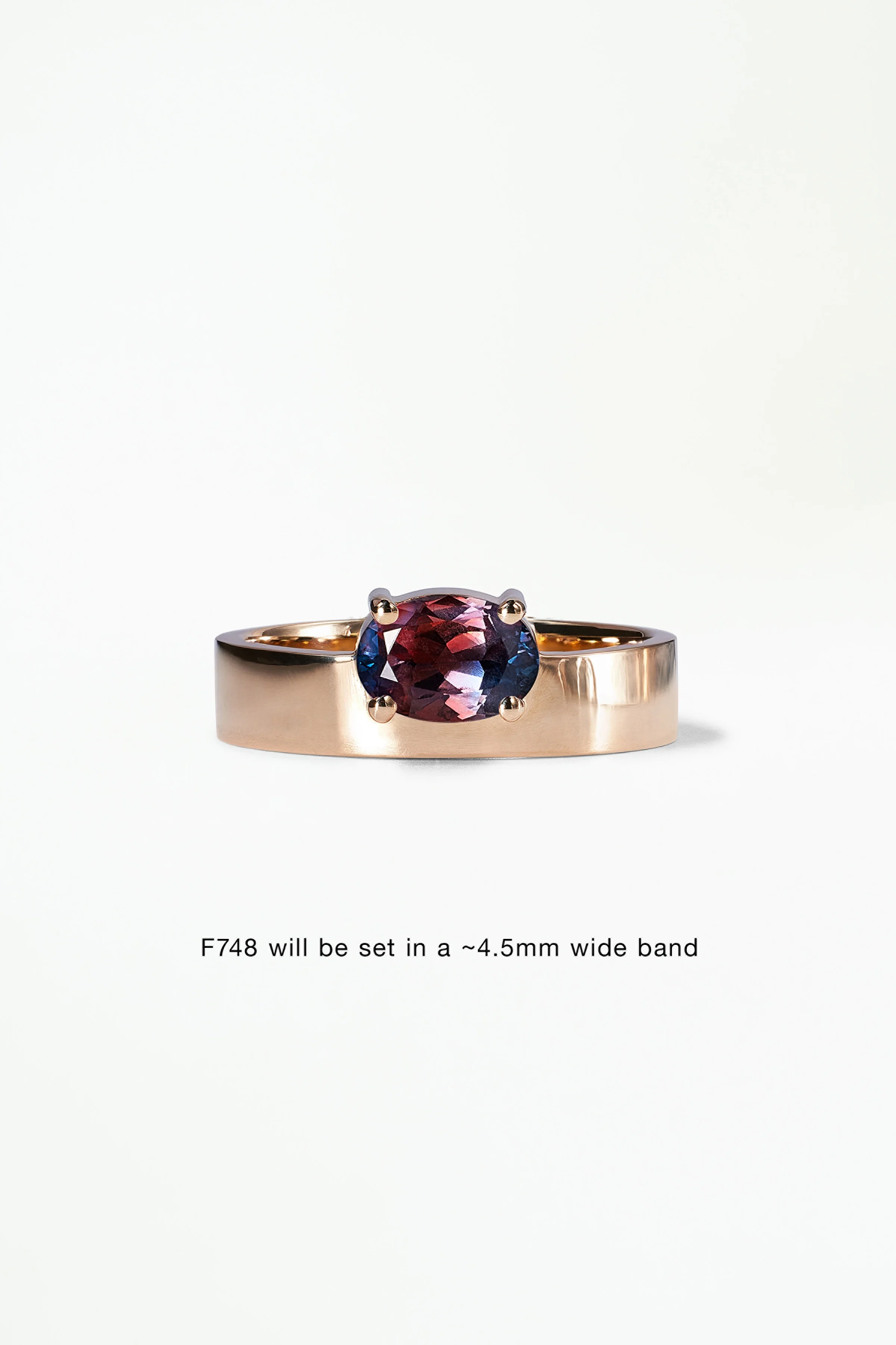 Oval Cut Monolith Ring - Image 11