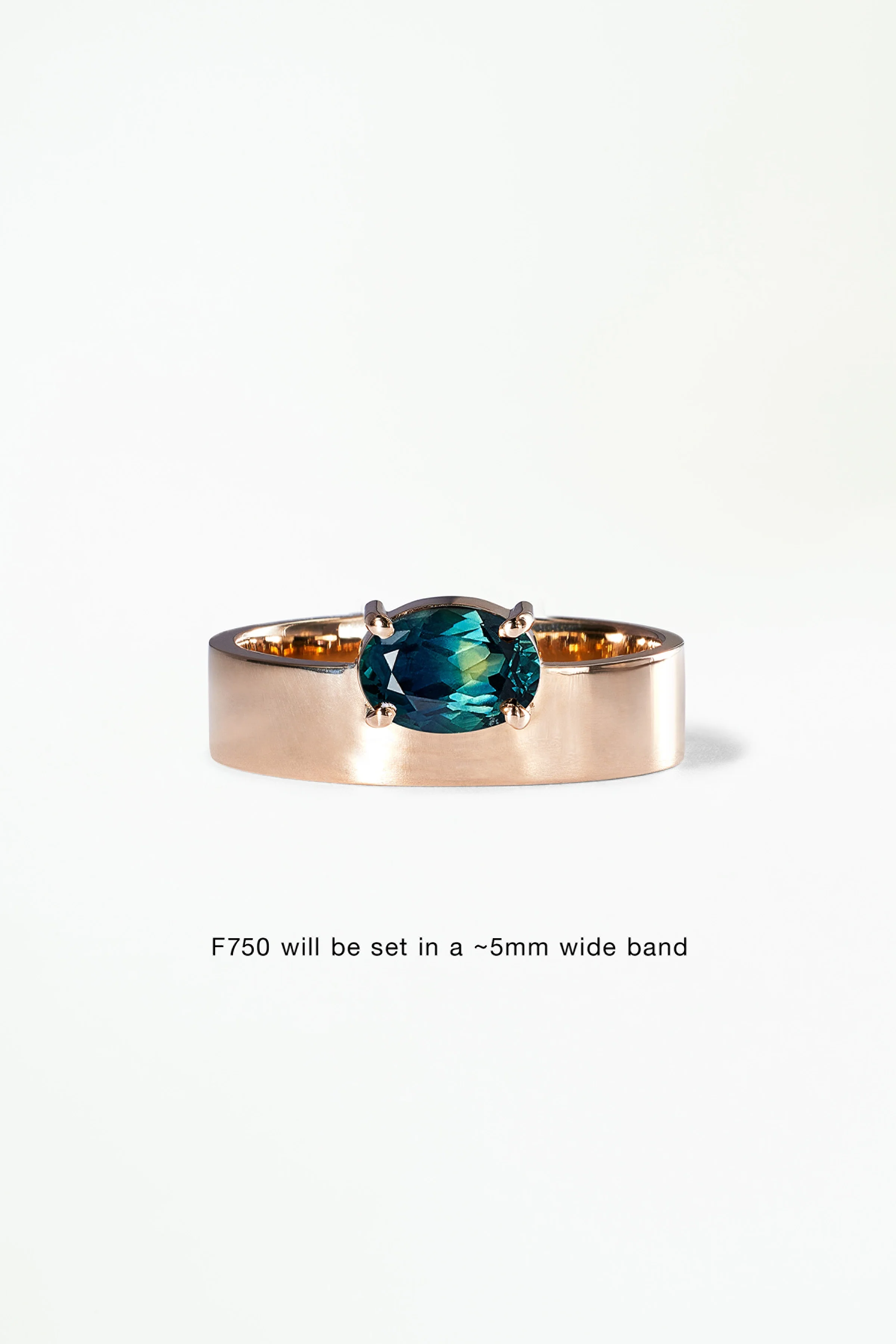 Oval Cut Monolith Ring - Image 13