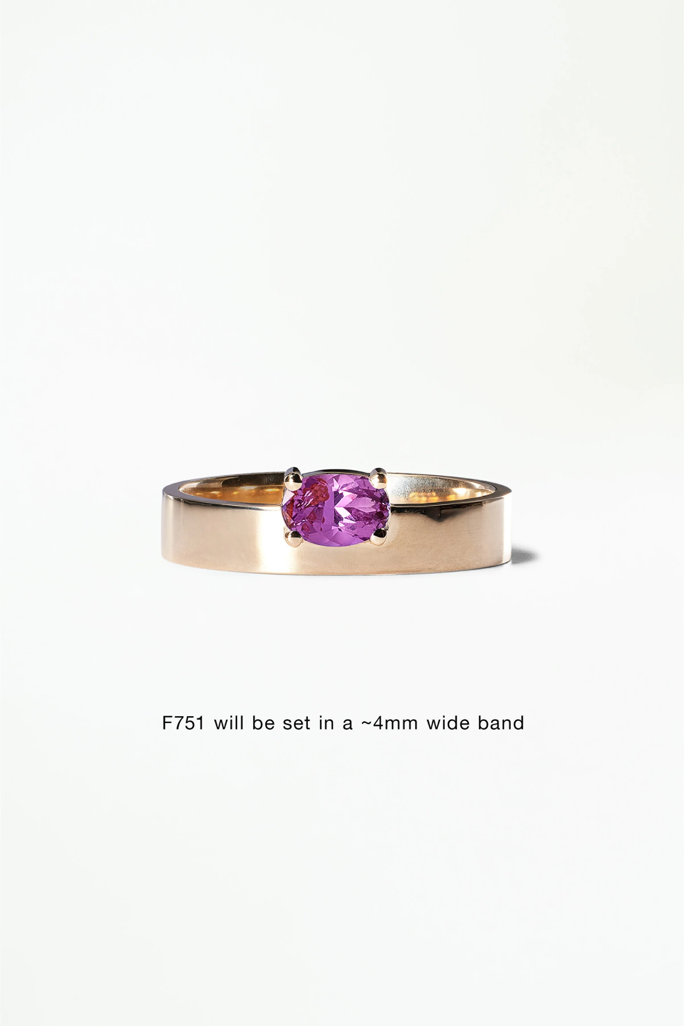 Oval Cut Monolith Ring - Image 30