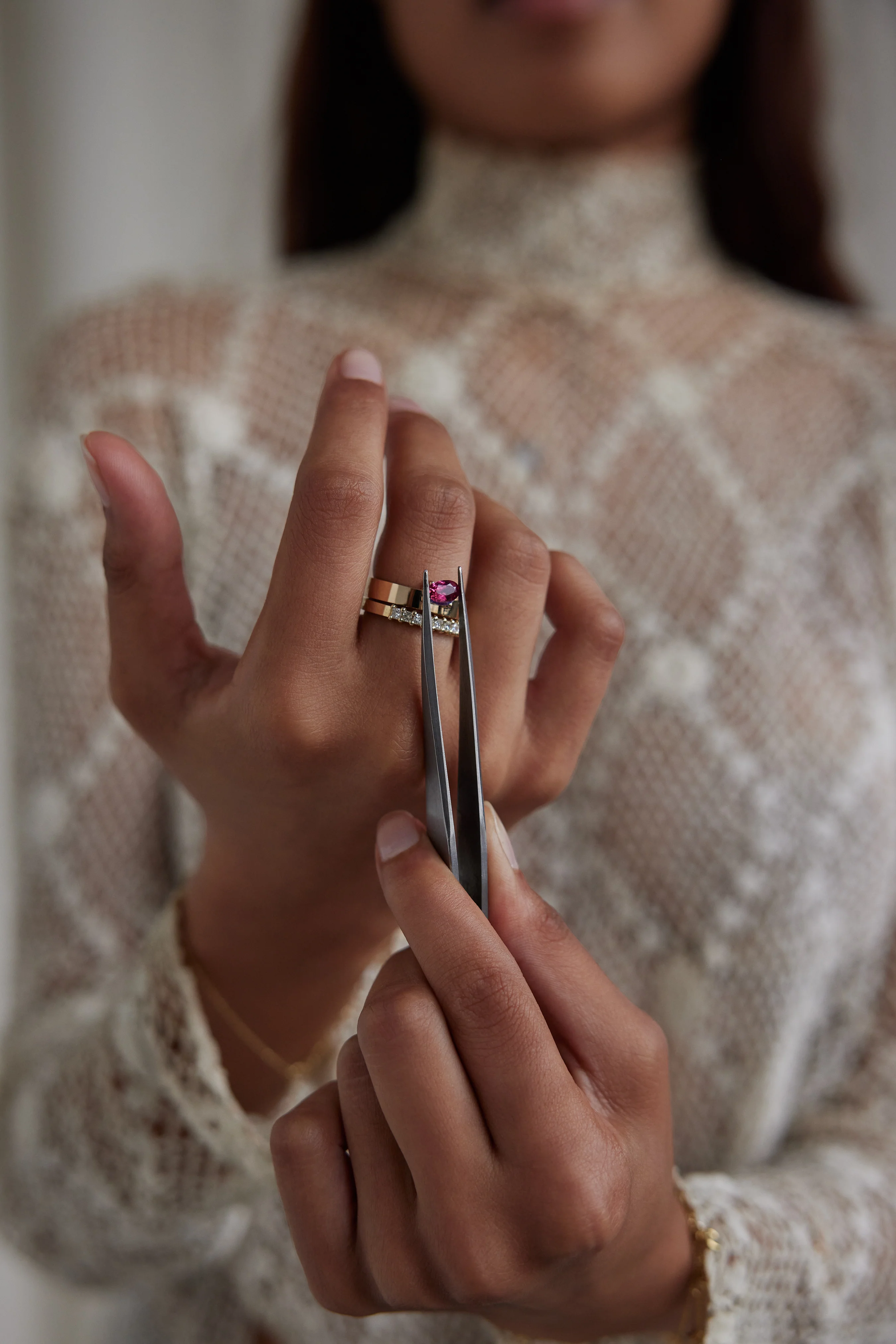 Oval Cut Monolith Ring - Image 6
