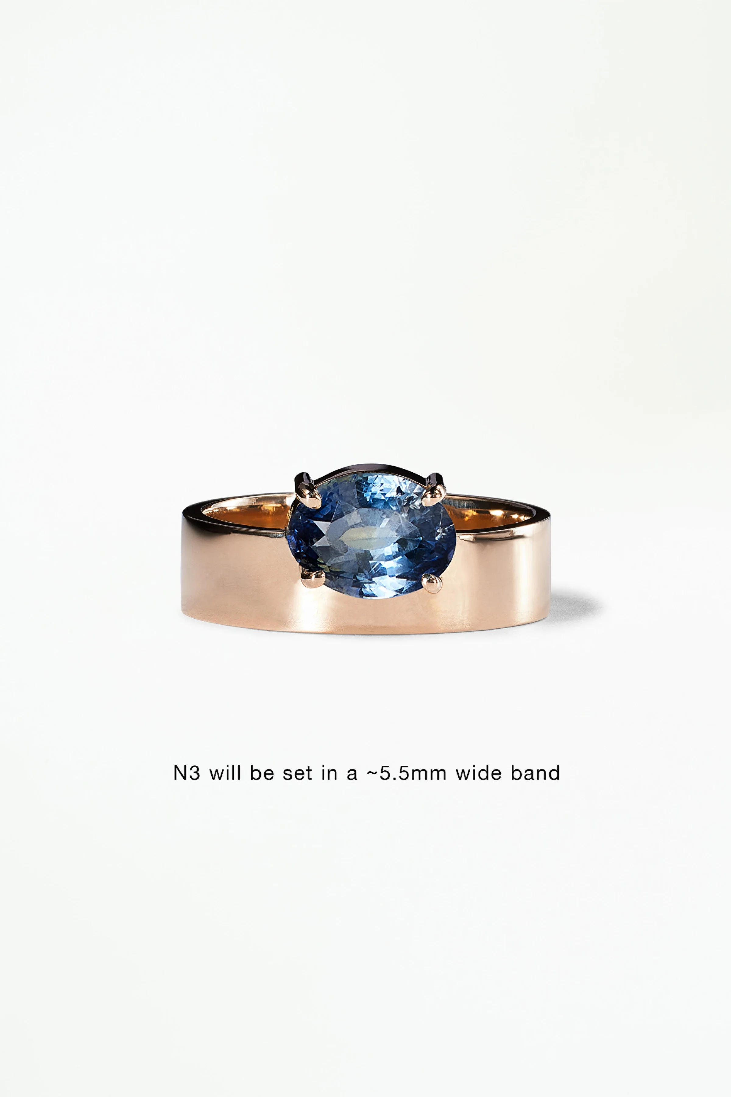 Oval Cut Monolith Ring - Image 8