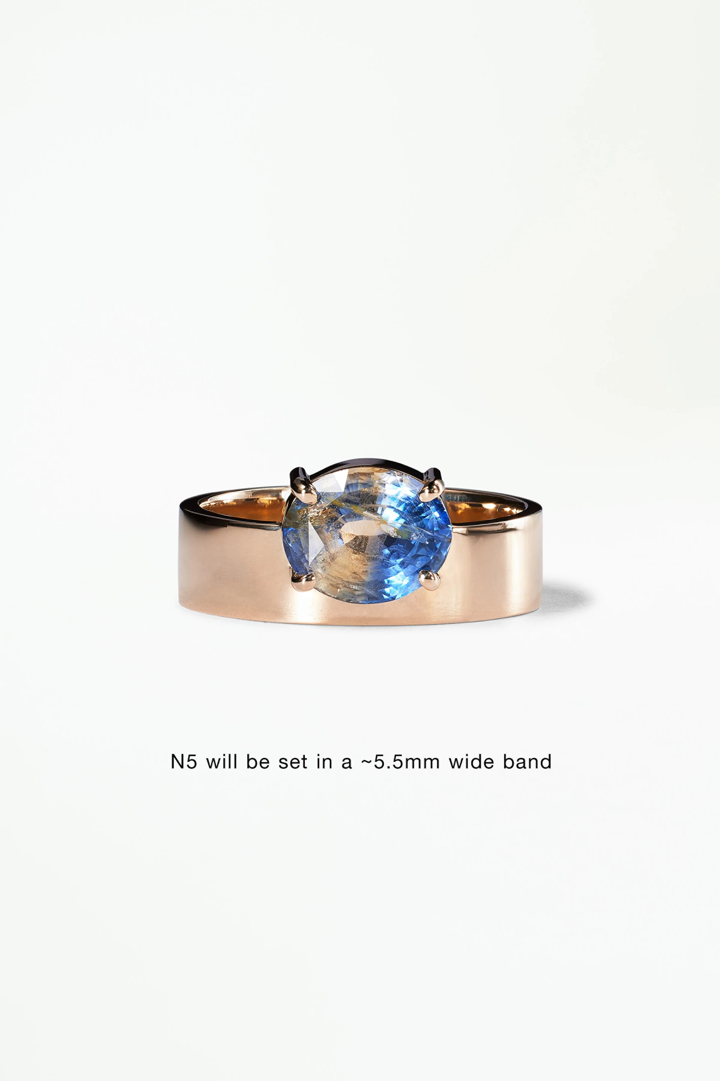 Oval Cut Monolith Ring - Image 9