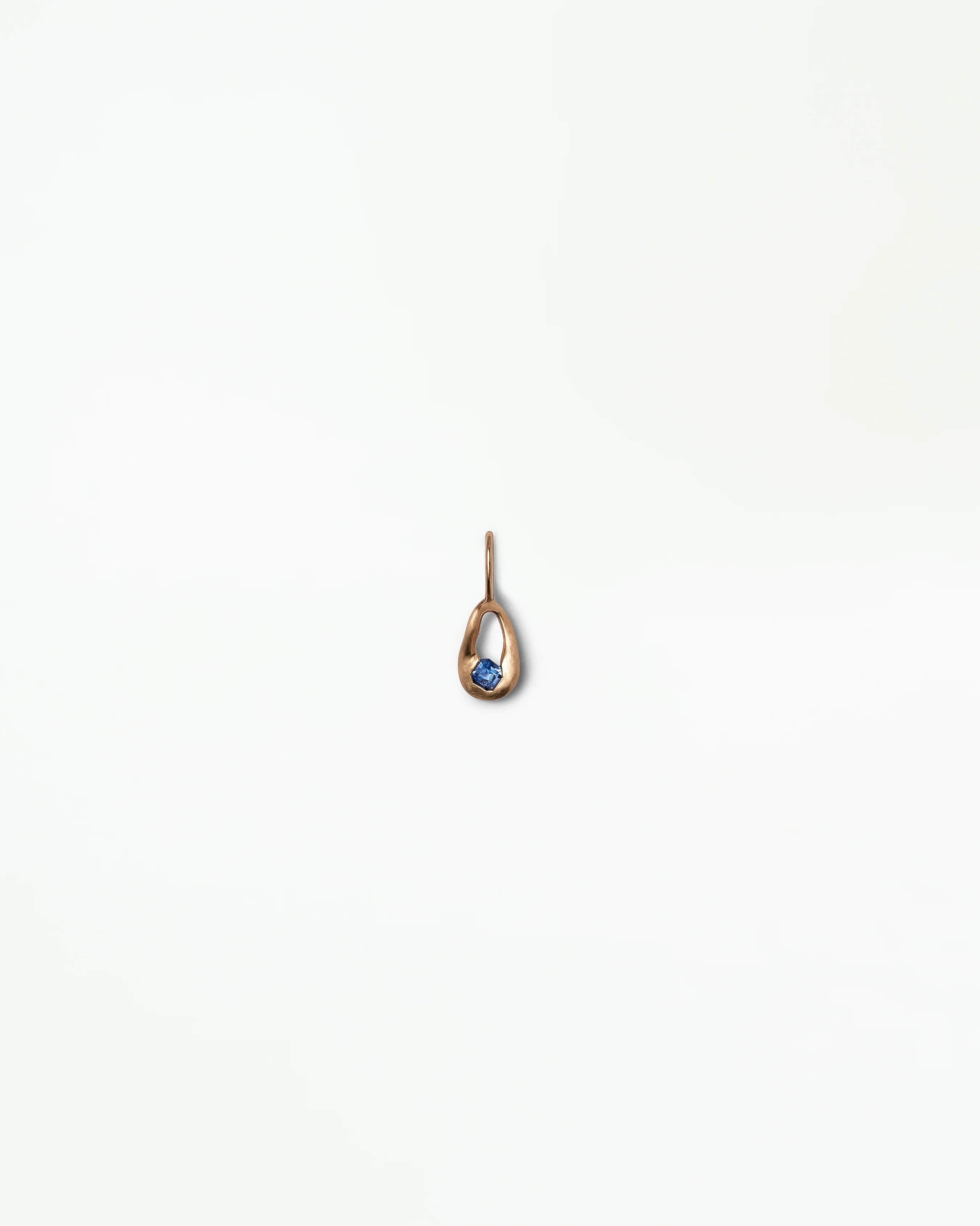 Sapphire Drop Charm