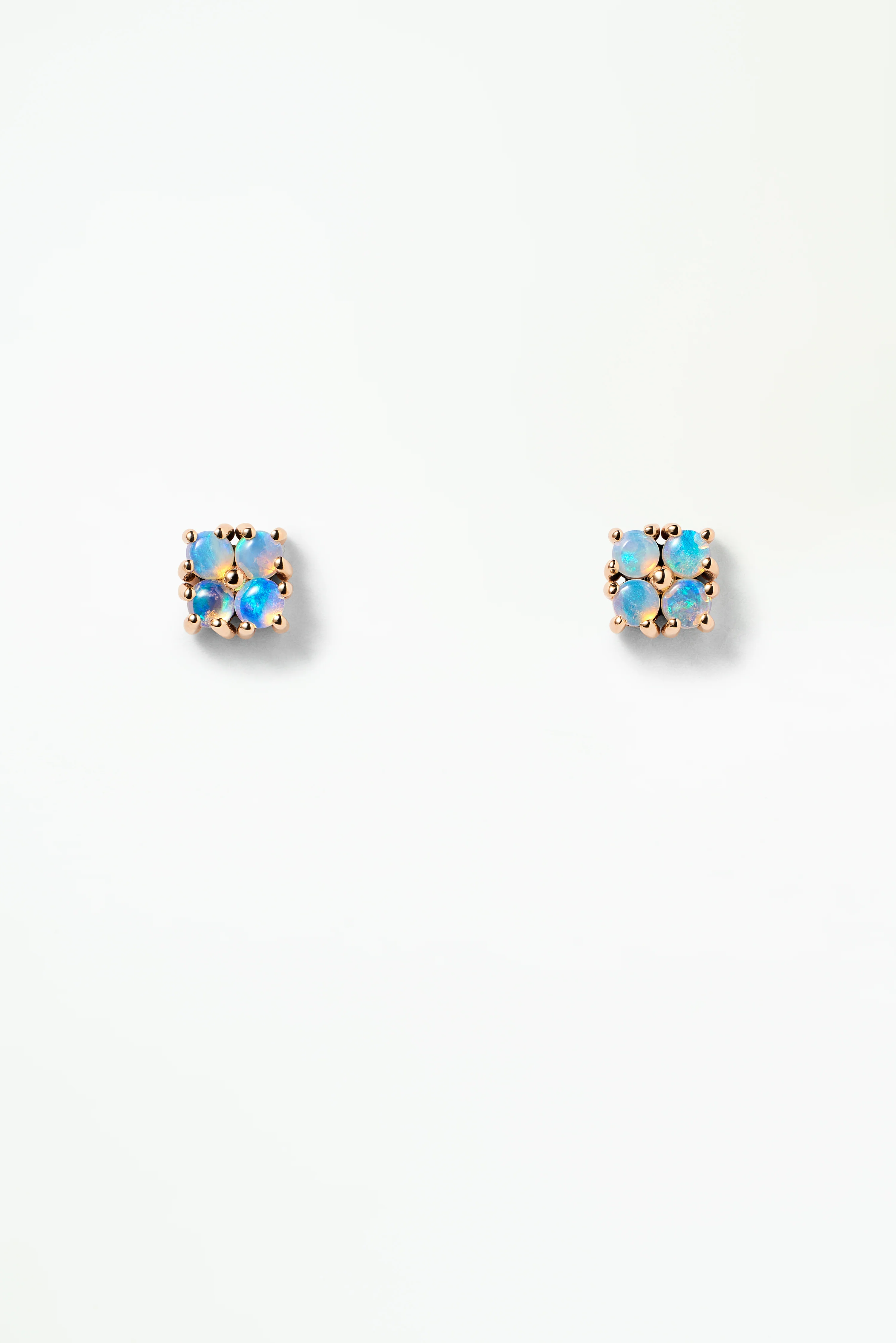 Small Opal Lattice Earring - Single