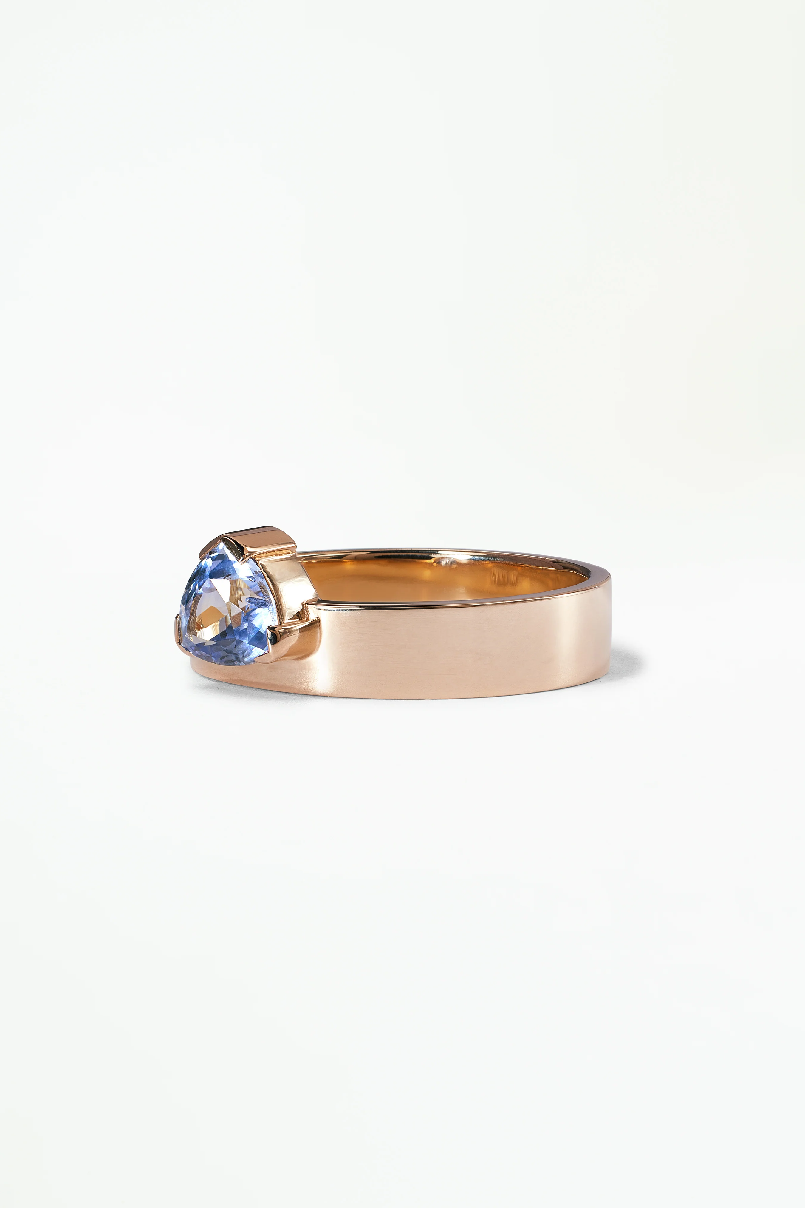 Trillion Cut Sapphire Monolith Ring No. 41 - Image 3